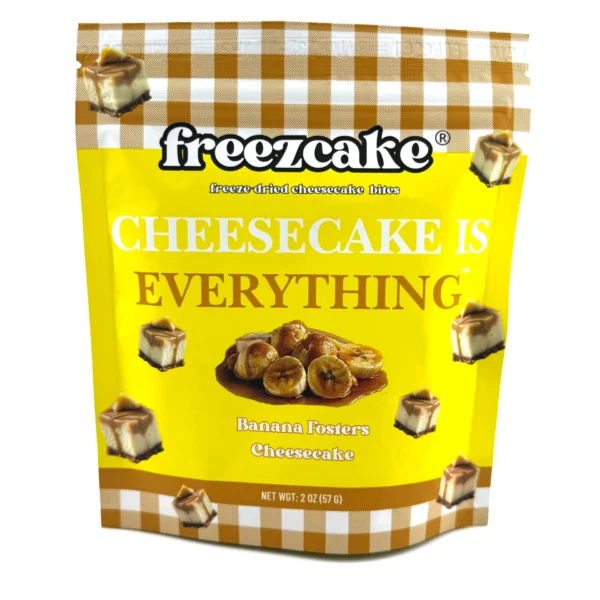 Freezcake Freeze Dried Banana Fosters Cheescake Bites
