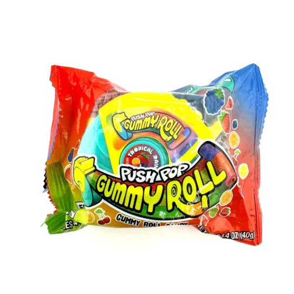Push Pop Gummy Roll Rainbow