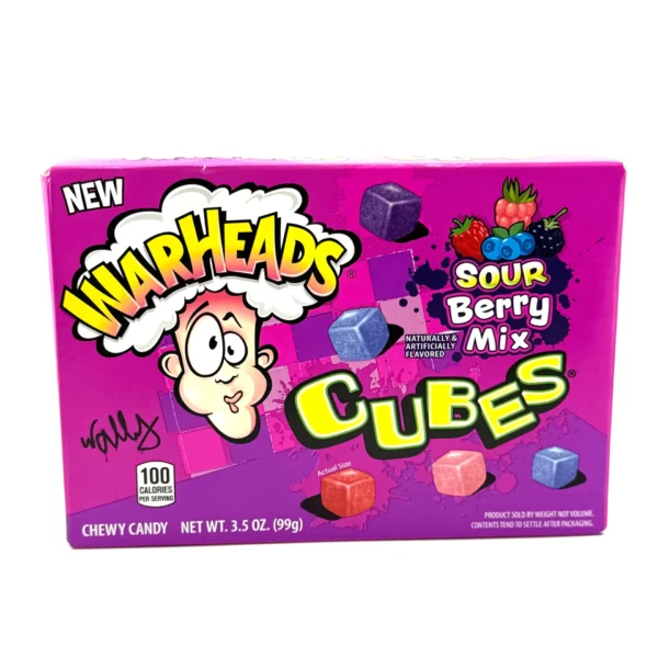 WarHeads Cubes Sour Berry Mix Gummy Candy
