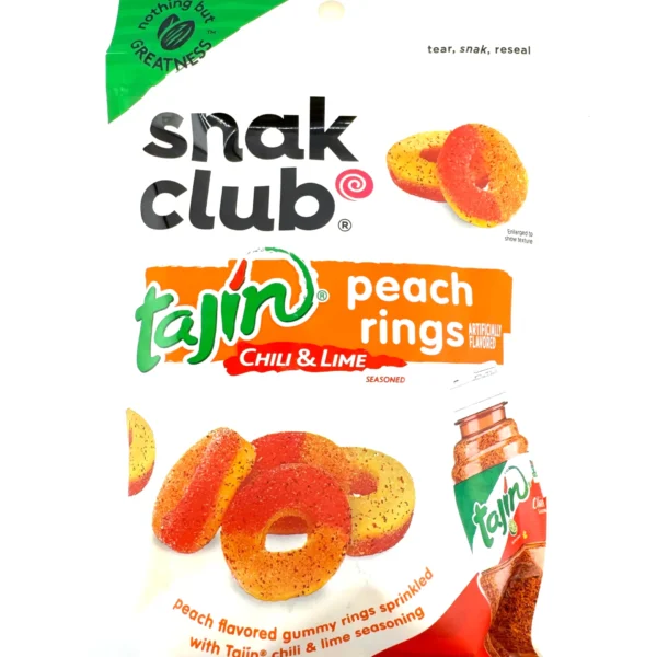 Snack Club Tajin Peach Rings