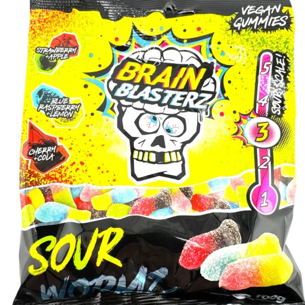 Brain Blasterz Sour Wormz
