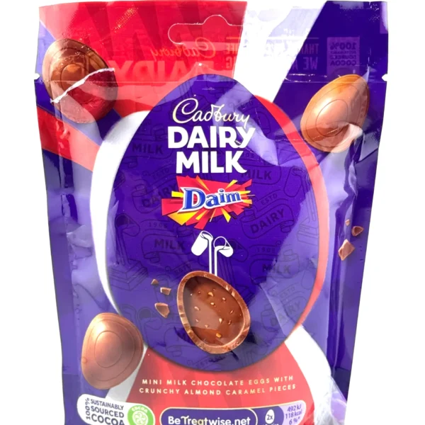 Cadbury Dairy Milk Daim Filled Mini Chocolate Eggs