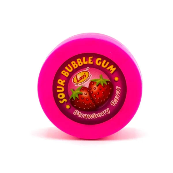 Strawberry Bubble Gum In Sour Powder