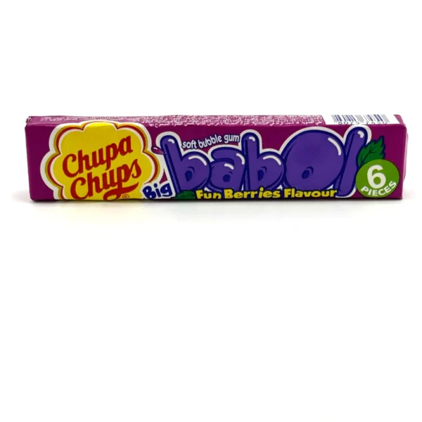 Chupa Chups Big Babo! Soft Bubble Gum Berries Flavour