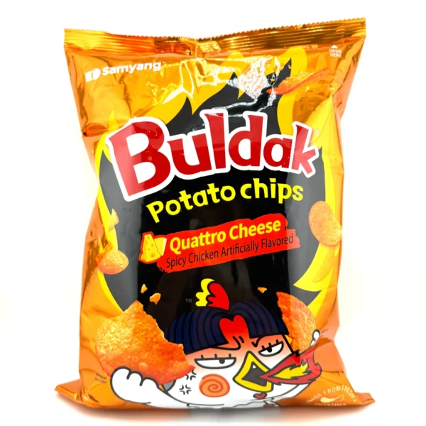 Buldak Quattro Cheese Potato Chips