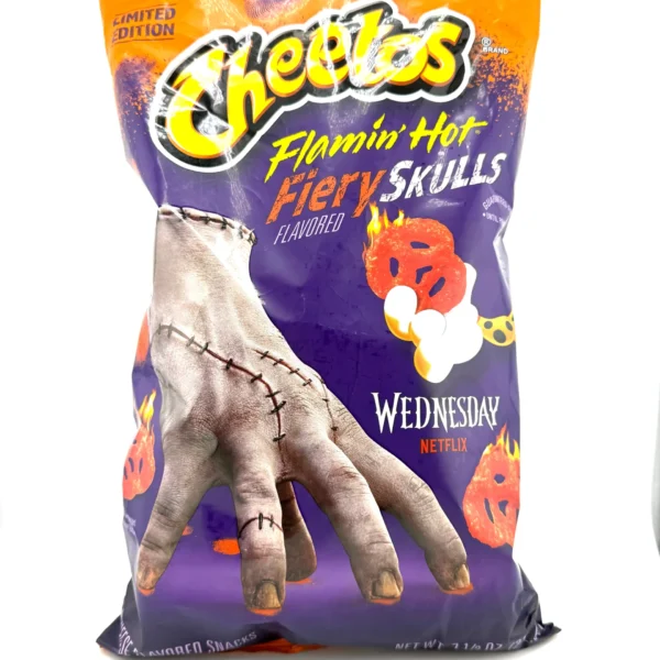Wednesday Limited Edition Cheetos Flamin Firey Skulls
