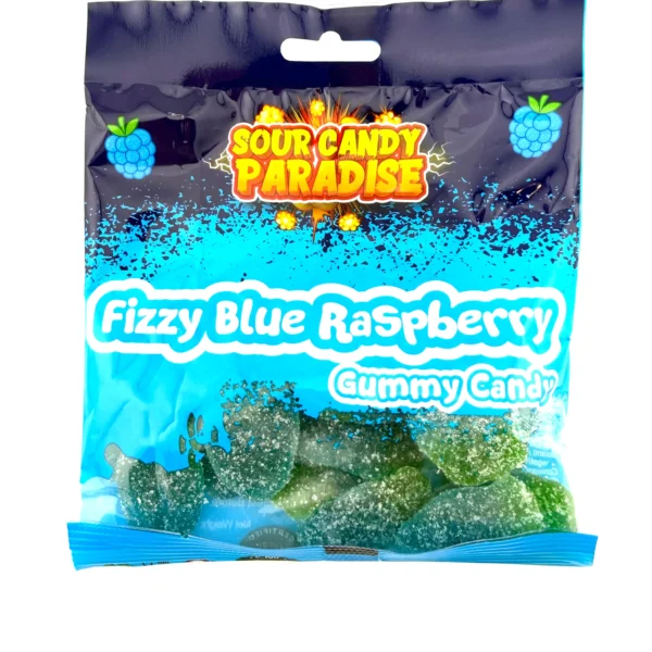 Fizzy Blue Raspberry gummy Candy