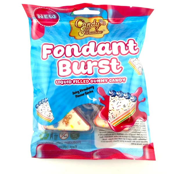 Liquid Filled Cake Burst Gummy Candy