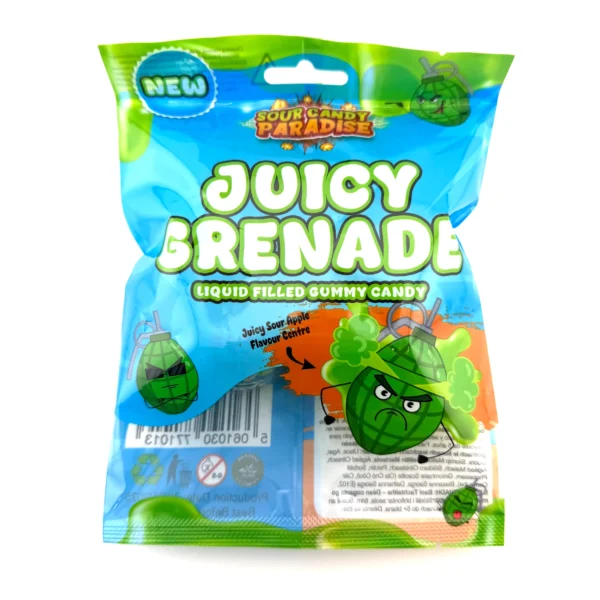 Liquid Filled Juicy Grenade Gummy Candy
