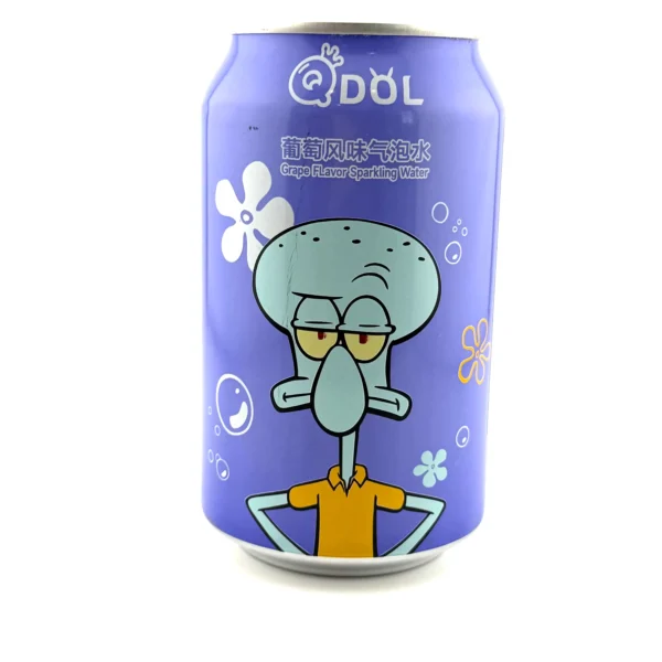 Qdol Grape Flavor Sparkling Soda