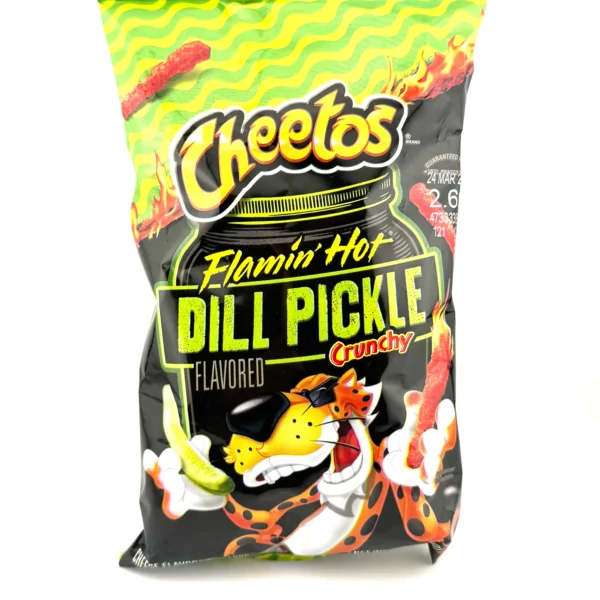 Cheetos Flamin’ Hot Dill Pickle