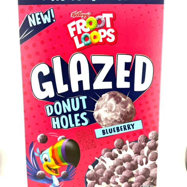 Fruit Loops Blueberry Glazed Donut Holes