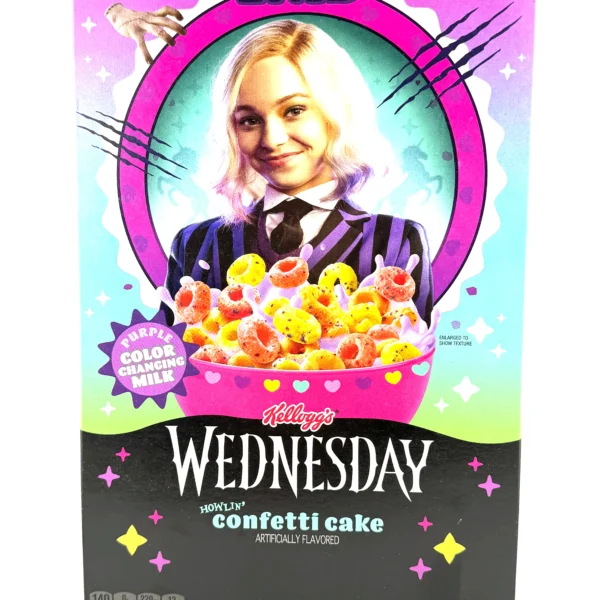 Wednesday Enid Confetti Cake