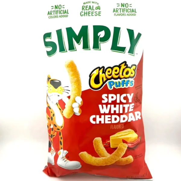 Cheetos Puffs Spicy White Cheddar
