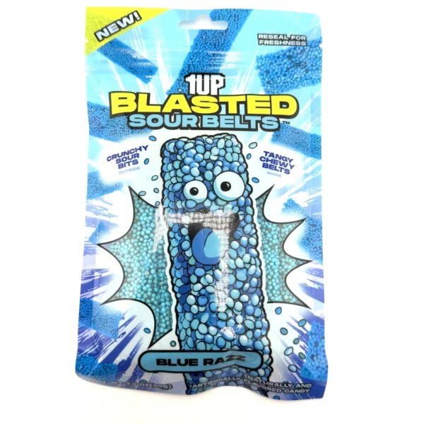 1UP Blue Razz Sour Belts